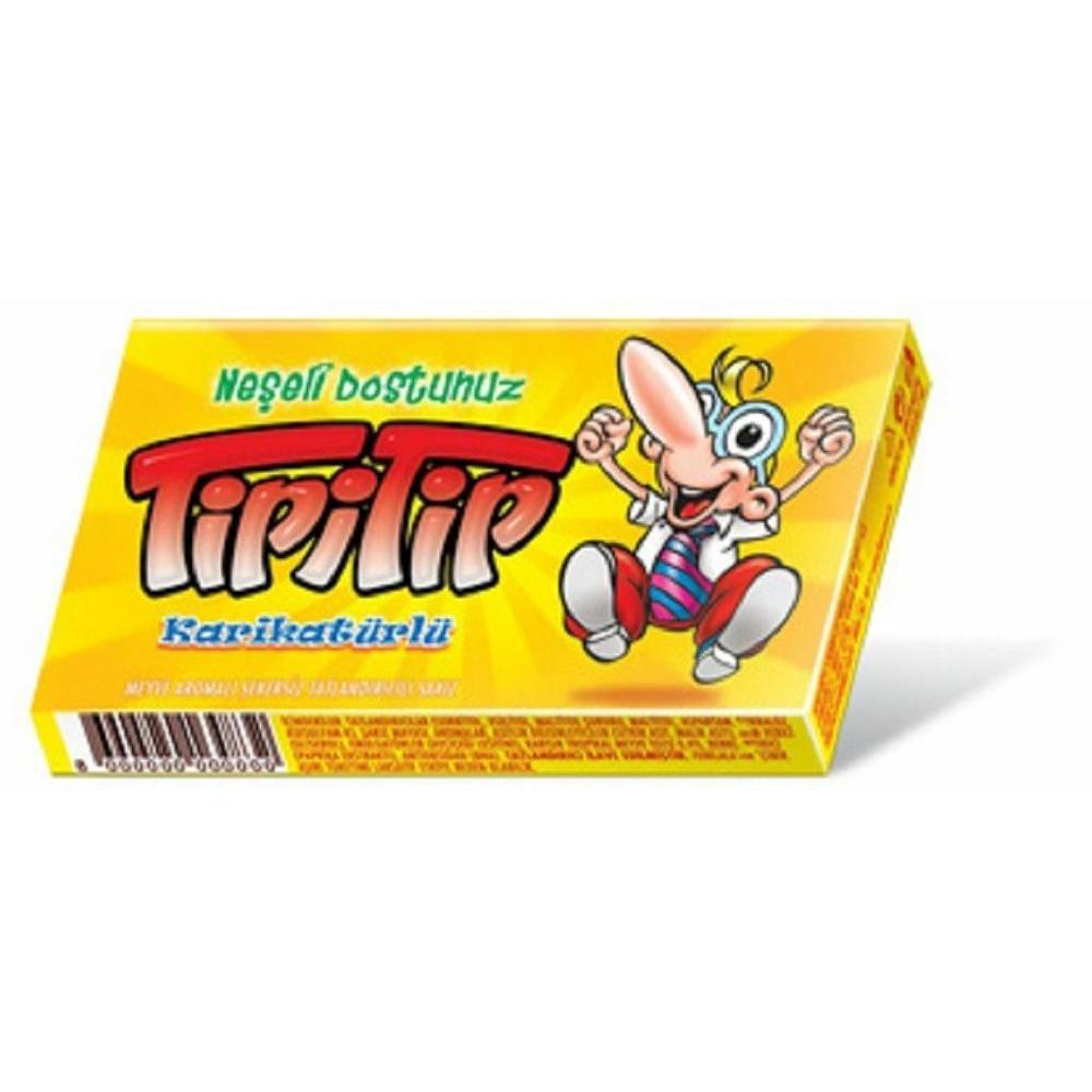 tipitip tipi tip gum chewing 14 piece Old taste chewing gum 1 pack x 14 gums