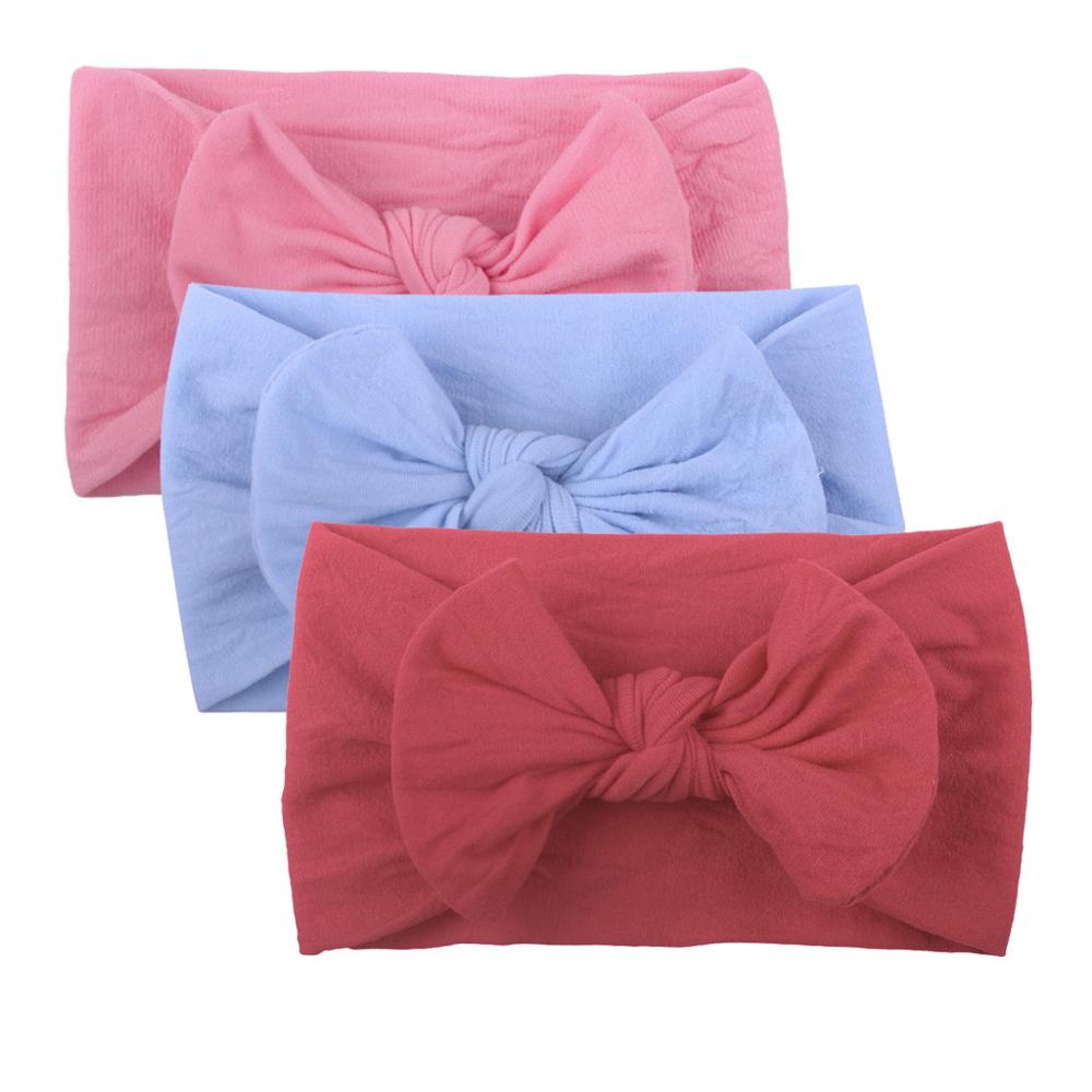 Hot Baby Headband Baby Girls Hair Accessories Toddler Turban Headband Hair Band Bows Accessories Headwear Chouchou Cheveux Fille