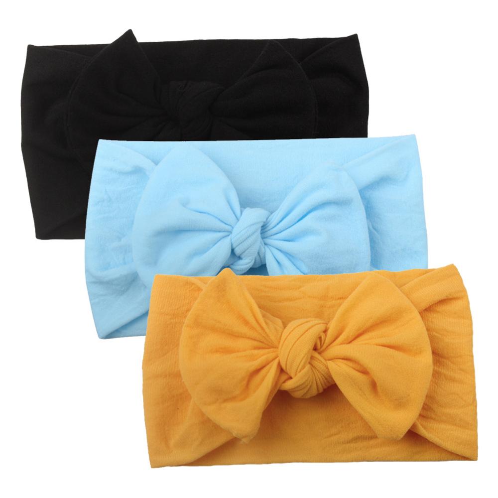 Hot Baby Headband Baby Girls Hair Accessories Toddler Turban Headband Hair Band Bows Accessories Headwear Chouchou Cheveux Fille