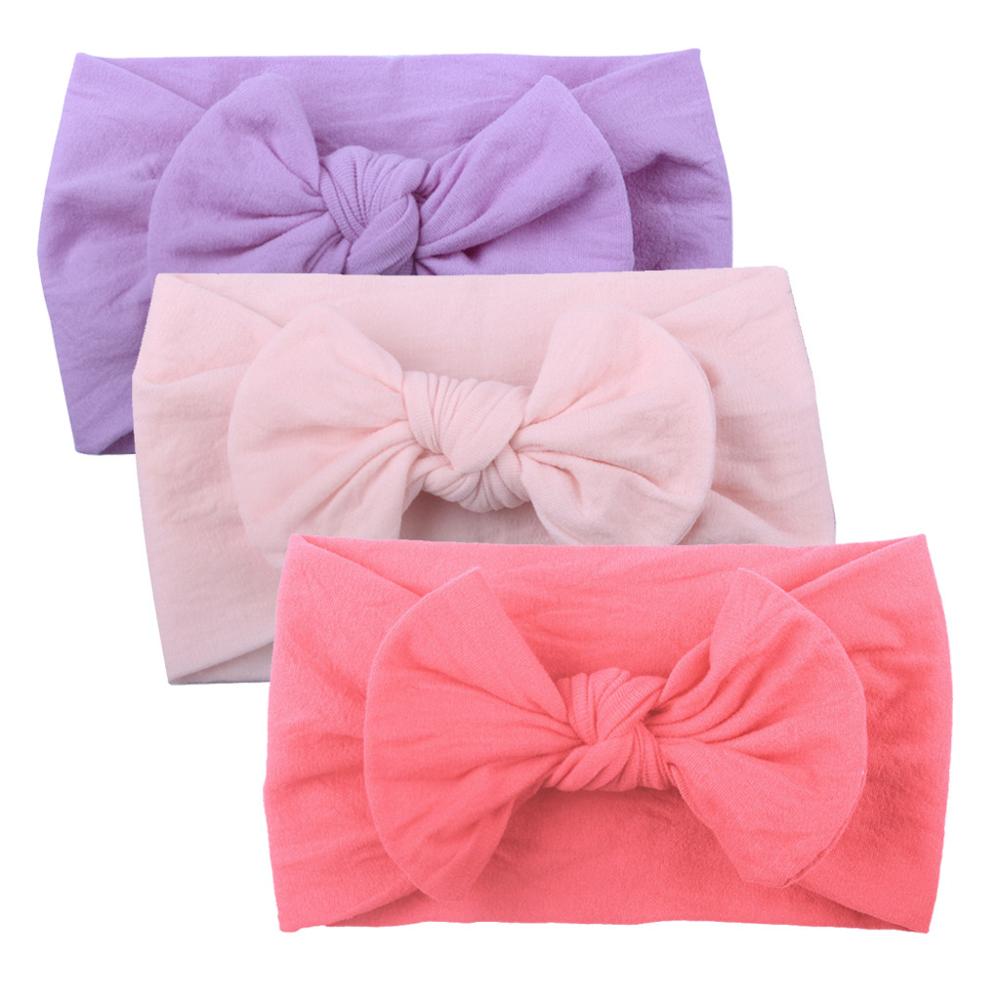 Hot Baby Headband Baby Girls Hair Accessories Toddler Turban Headband Hair Band Bows Accessories Headwear Chouchou Cheveux Fille