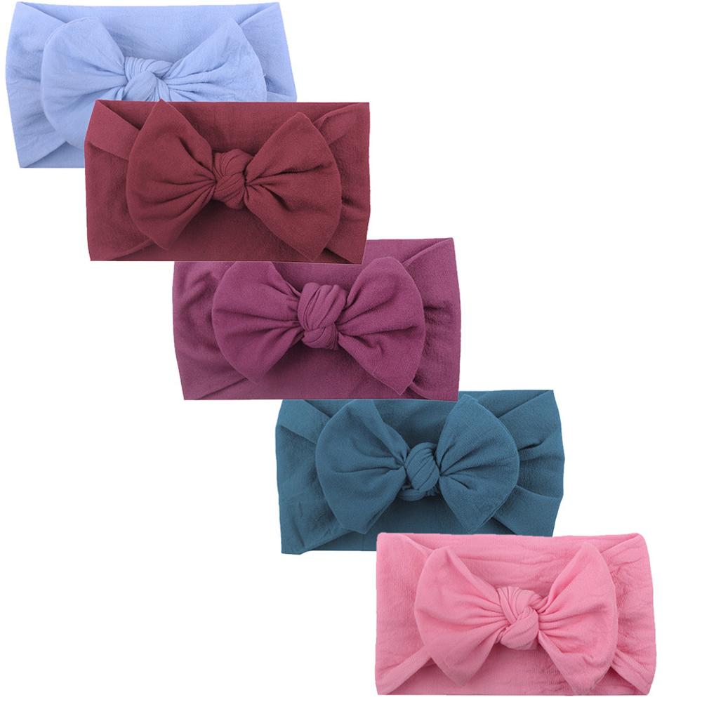 Hot Baby Headband Baby Girls Hair Accessories Toddler Turban Headband Hair Band Bows Accessories Headwear Chouchou Cheveux Fille