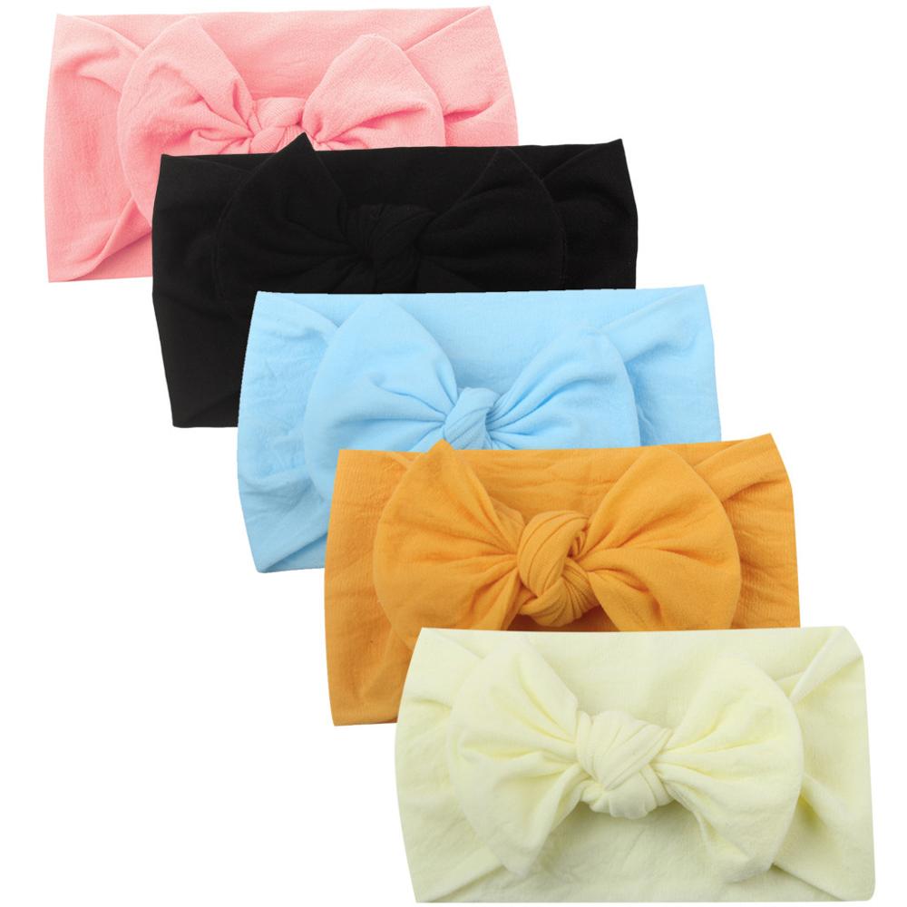 Hot Baby Headband Baby Girls Hair Accessories Toddler Turban Headband Hair Band Bows Accessories Headwear Chouchou Cheveux Fille