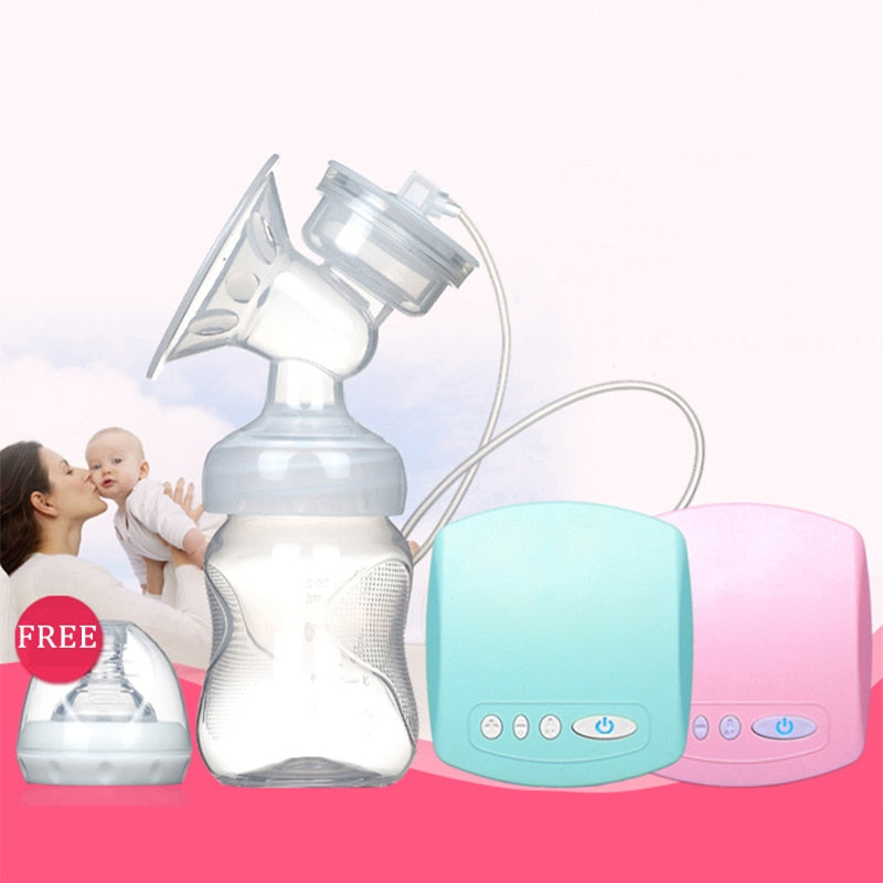 Electric Automatic Breast Pump With Milk Bottle Infant USB BPA free Powerful Breast Pumps Baby Breast Feeding Manual Breast Pump