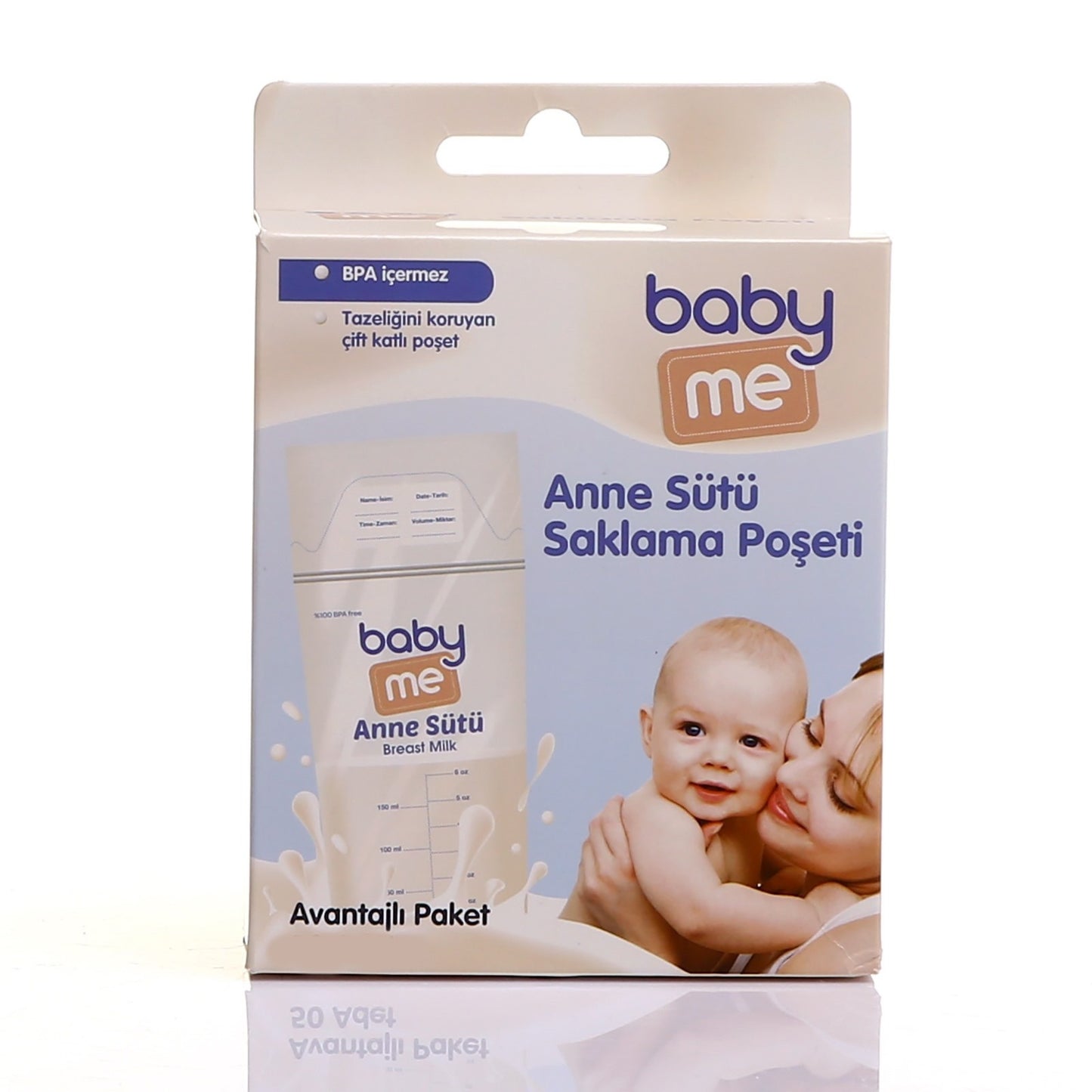 ebebek baby&me Mother Breast Milk Storage Bag 25 pcs