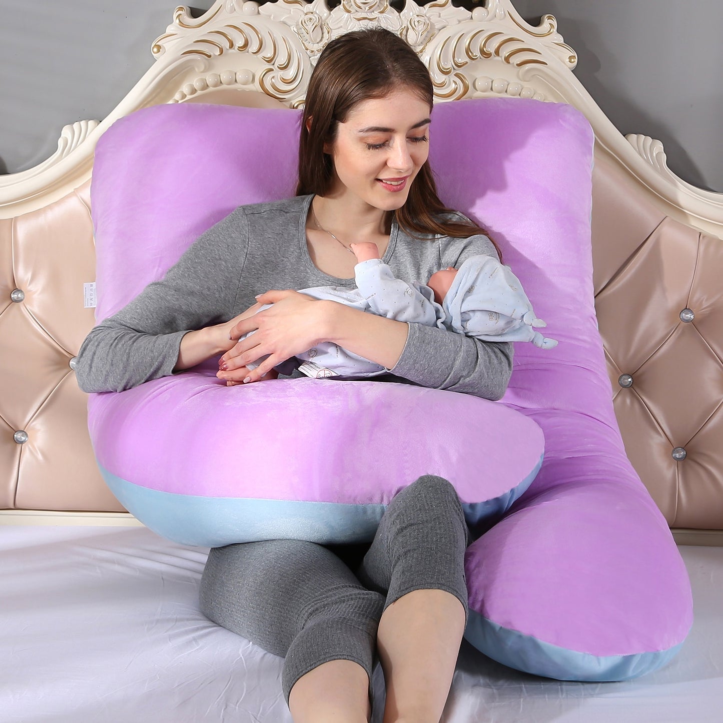 Full Body Giant Pregnancy Pillow  Maternity Pillow Pregnant Women Comfortable Soft Cushion Sleep Body