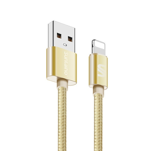 Suntaiho USB Cable For iPhone cable For iPhone charger XR XS MAX X 7 8 plus 6s Data Sync Cord Fast Charging for lighting Cable