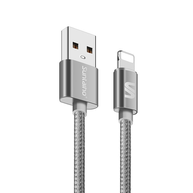 Suntaiho USB Cable For iPhone cable For iPhone charger XR XS MAX X 7 8 plus 6s Data Sync Cord Fast Charging for lighting Cable