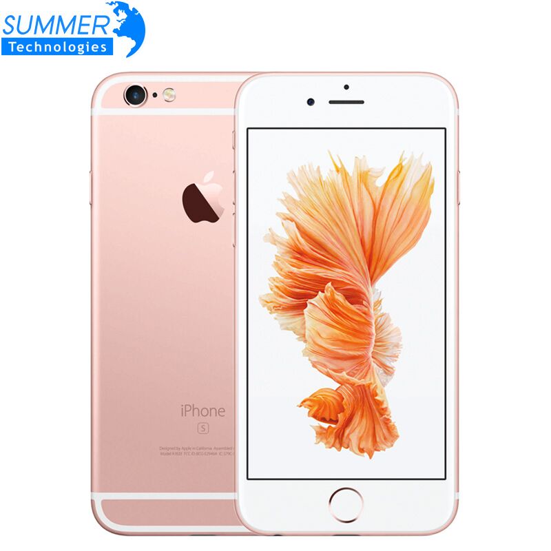 هاتف ذكي أصلي غير مقفول من Apple iPhone 6S 4.7 "IOS ثنائي النواة A9 16/64 / 128GB ROM 2GB RAM 12.0MP 4G LTE IOS Mobile Phone